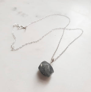 Labradorite Silver Necklace